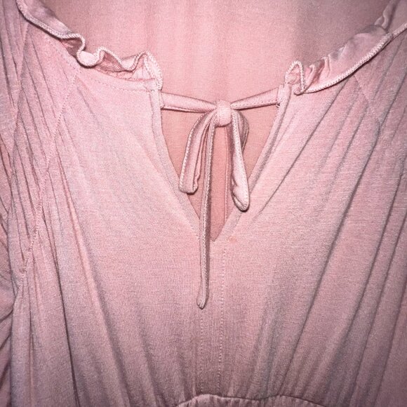 SMV (Style Midnight Velvet) Pastel Pink Blouse Size 2X - Picture 3 of 5